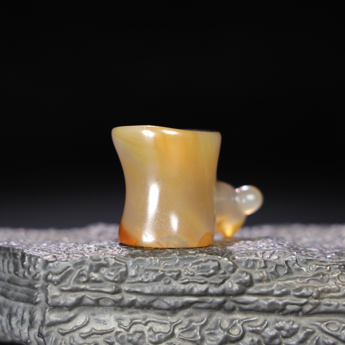 Chinese Natural Jade Carved Pendant