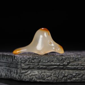 Chinese Natural Jade Carved Pendant