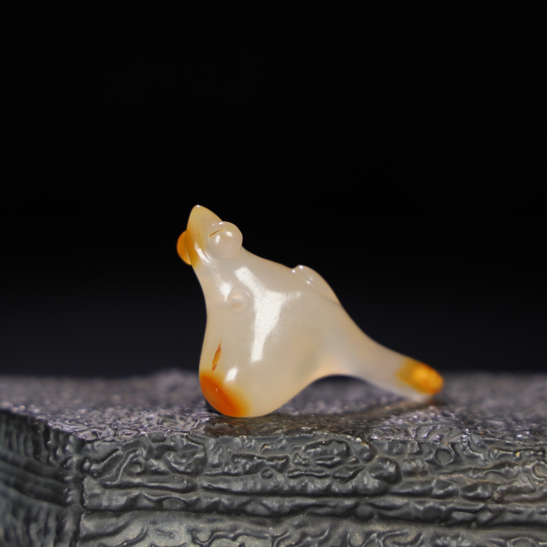 Chinese Natural Jade Carved Pendant