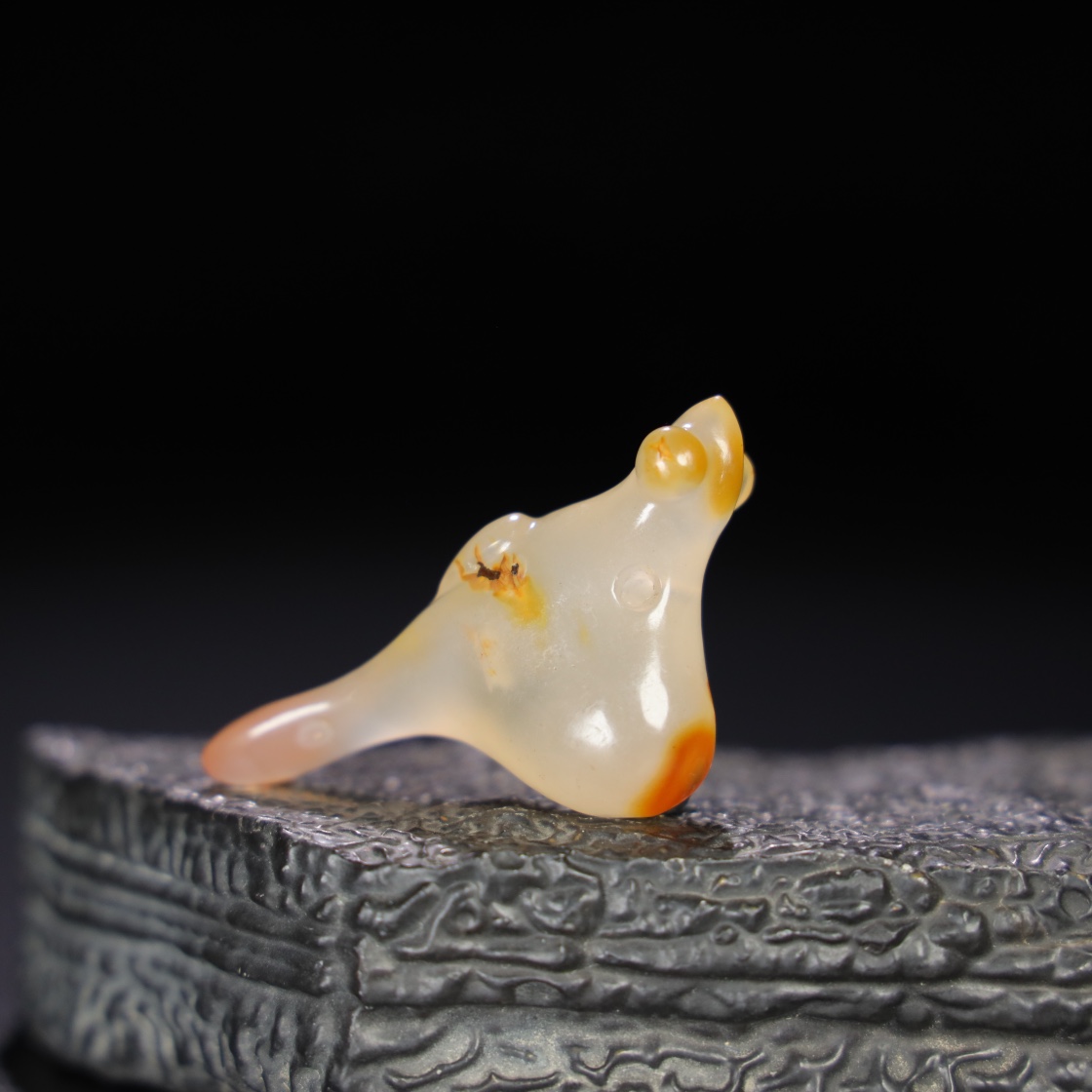 Chinese Natural Jade Carved Pendant