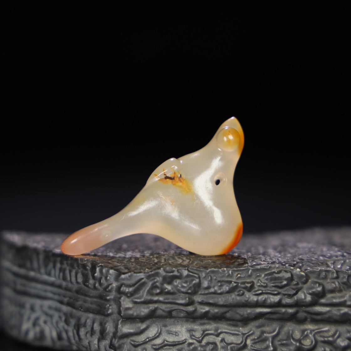 Chinese Natural Jade Carved Pendant