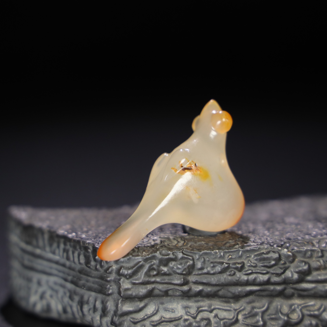 Chinese Natural Jade Carved Pendant