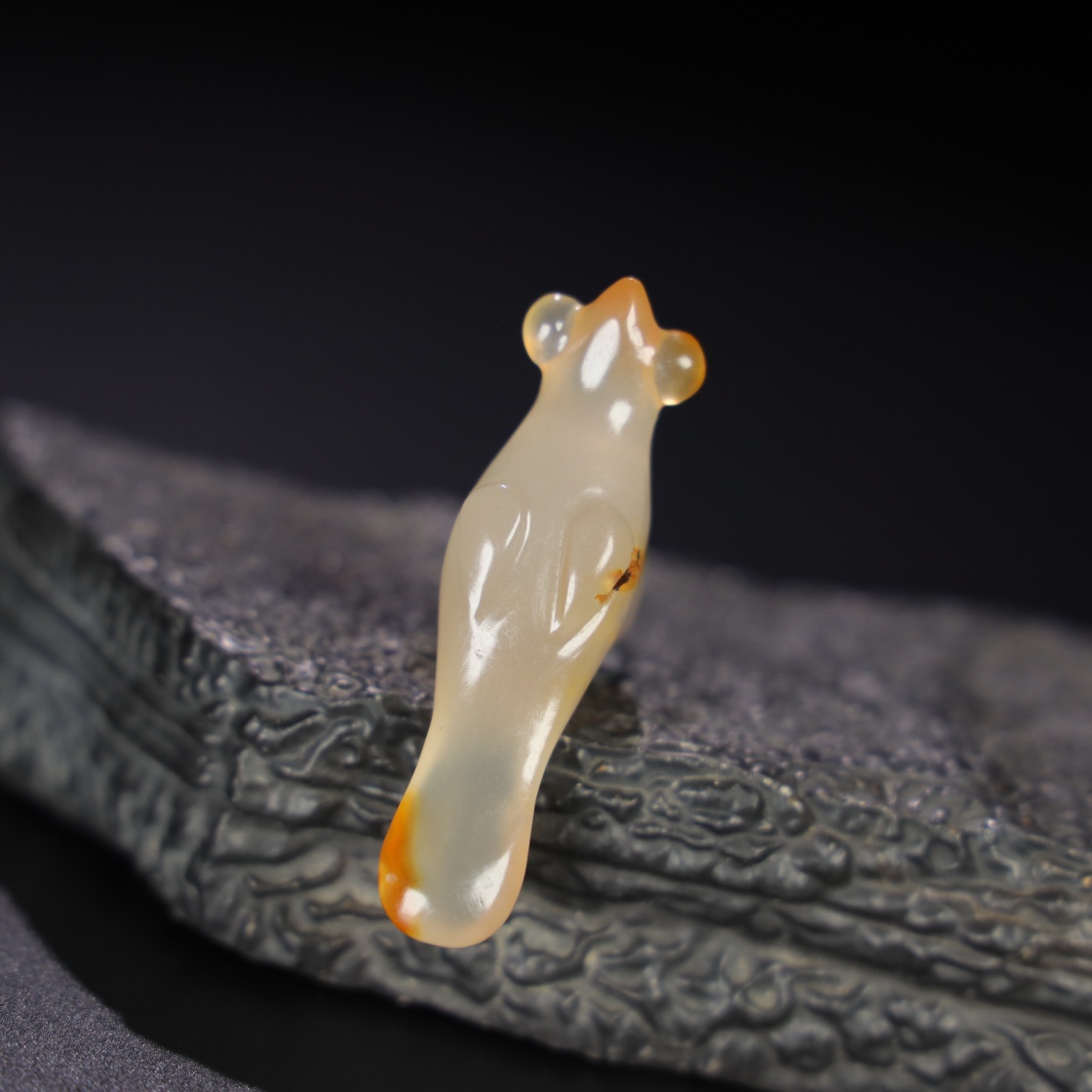 Chinese Natural Jade Carved Pendant