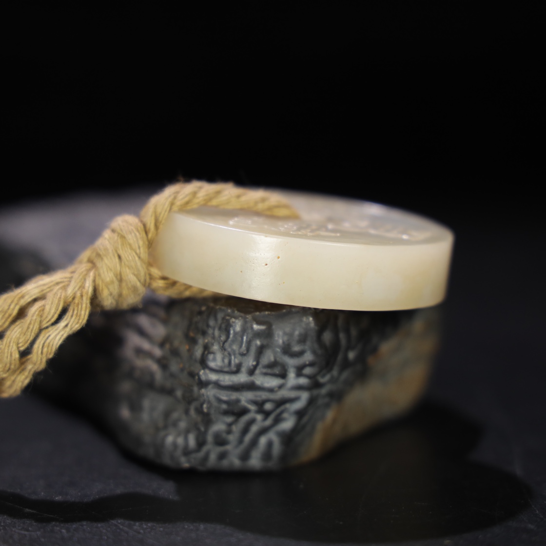Chinese Natural Jade Carved Pendant