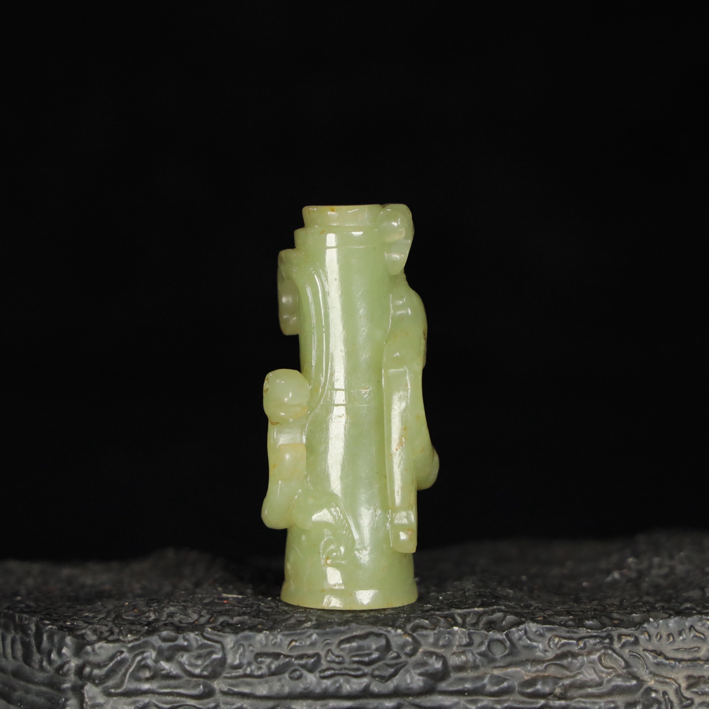 Chinese Natural Jade Carved Ornament