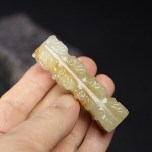 Chinese Natural Jade Carved Ornament
