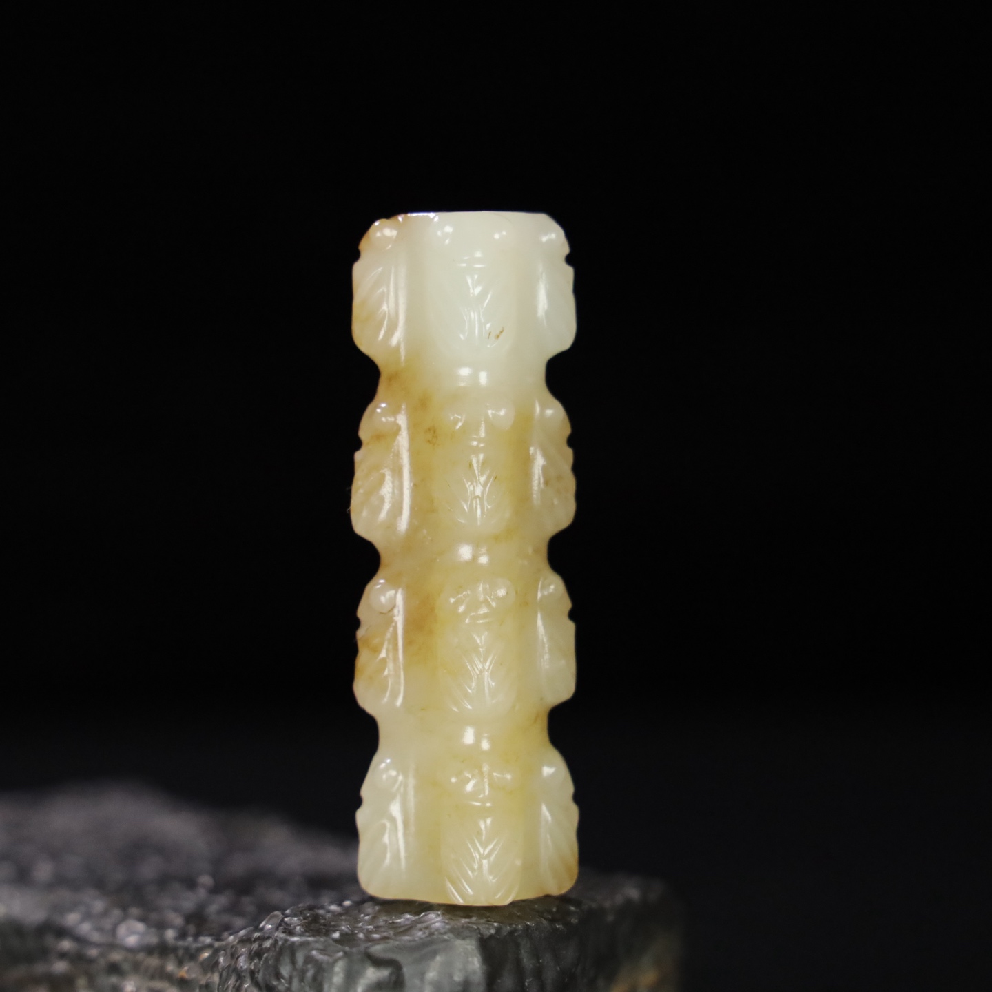 Chinese Natural Jade Carved Ornament
