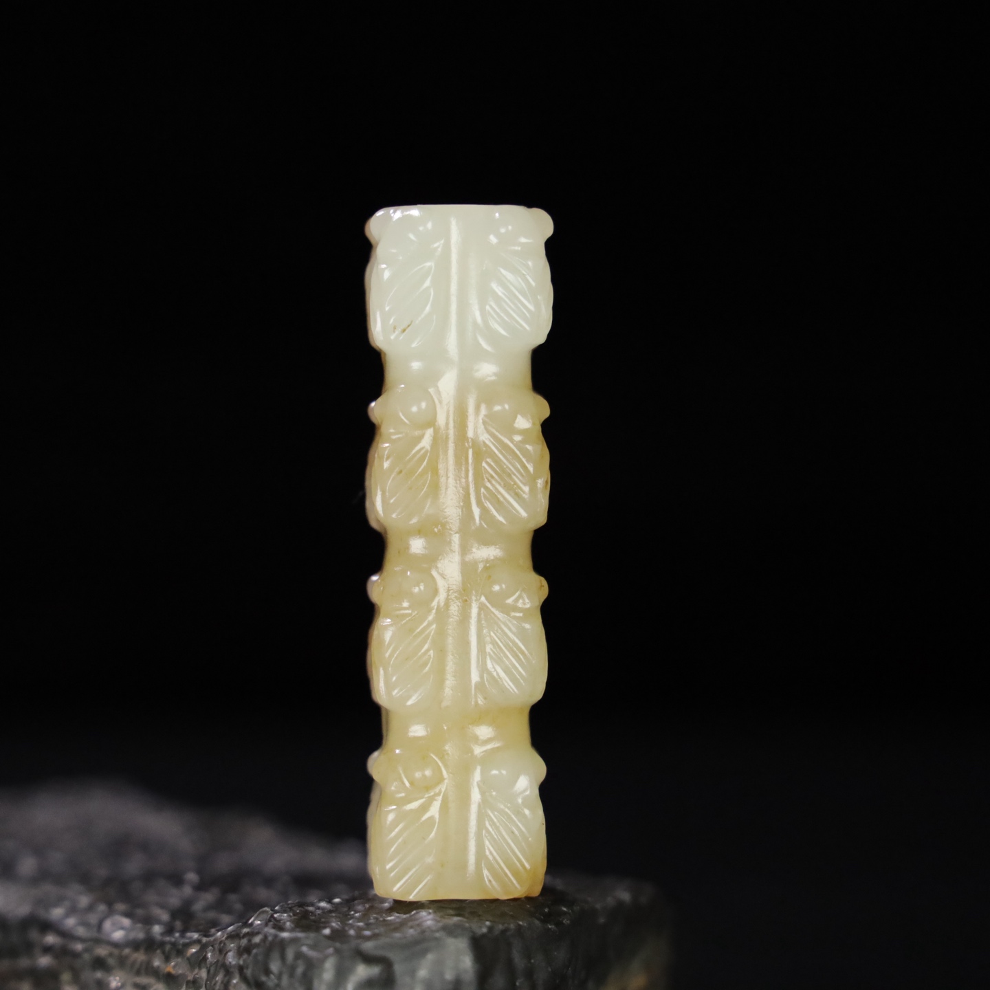 Chinese Natural Jade Carved Ornament