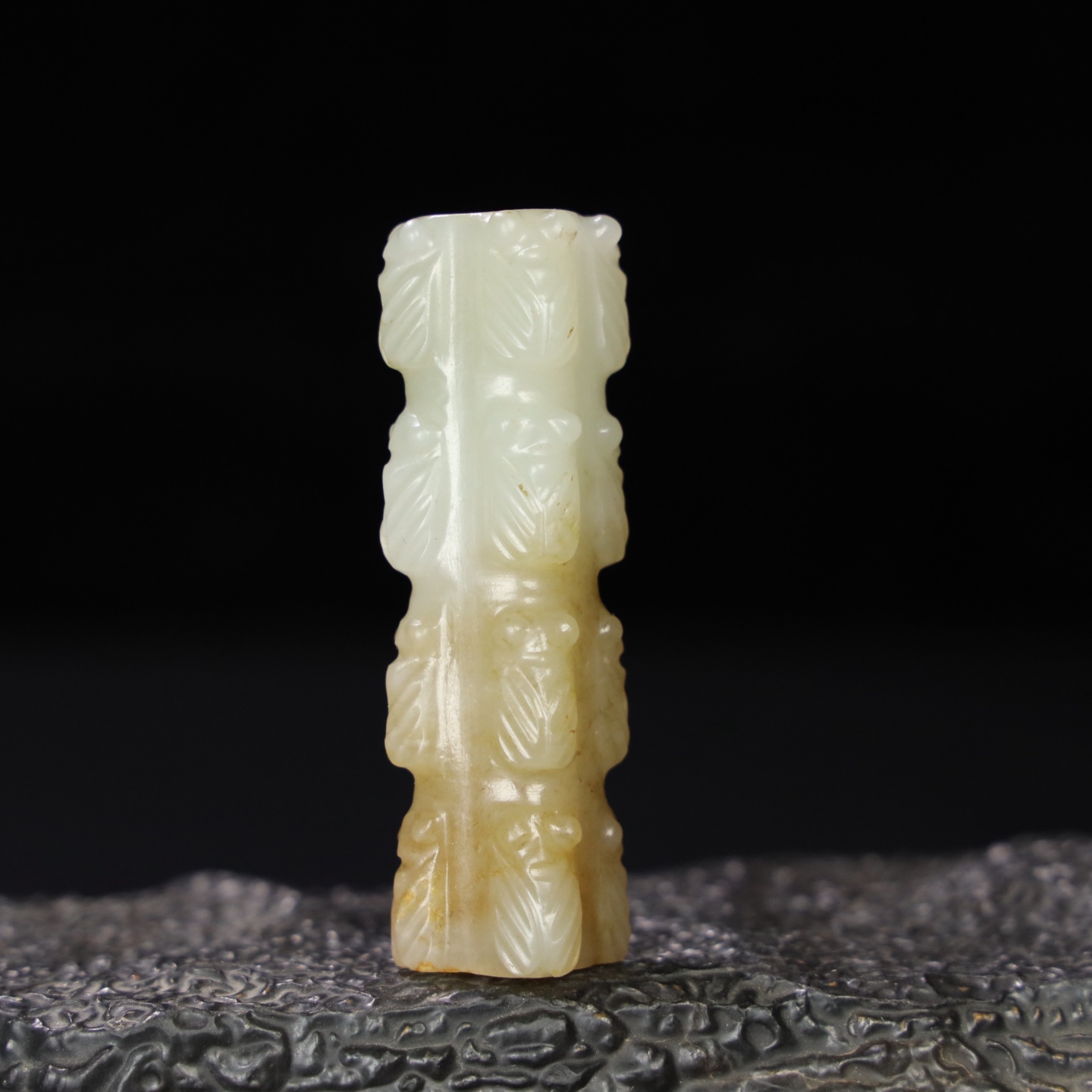 Chinese Natural Jade Carved Ornament