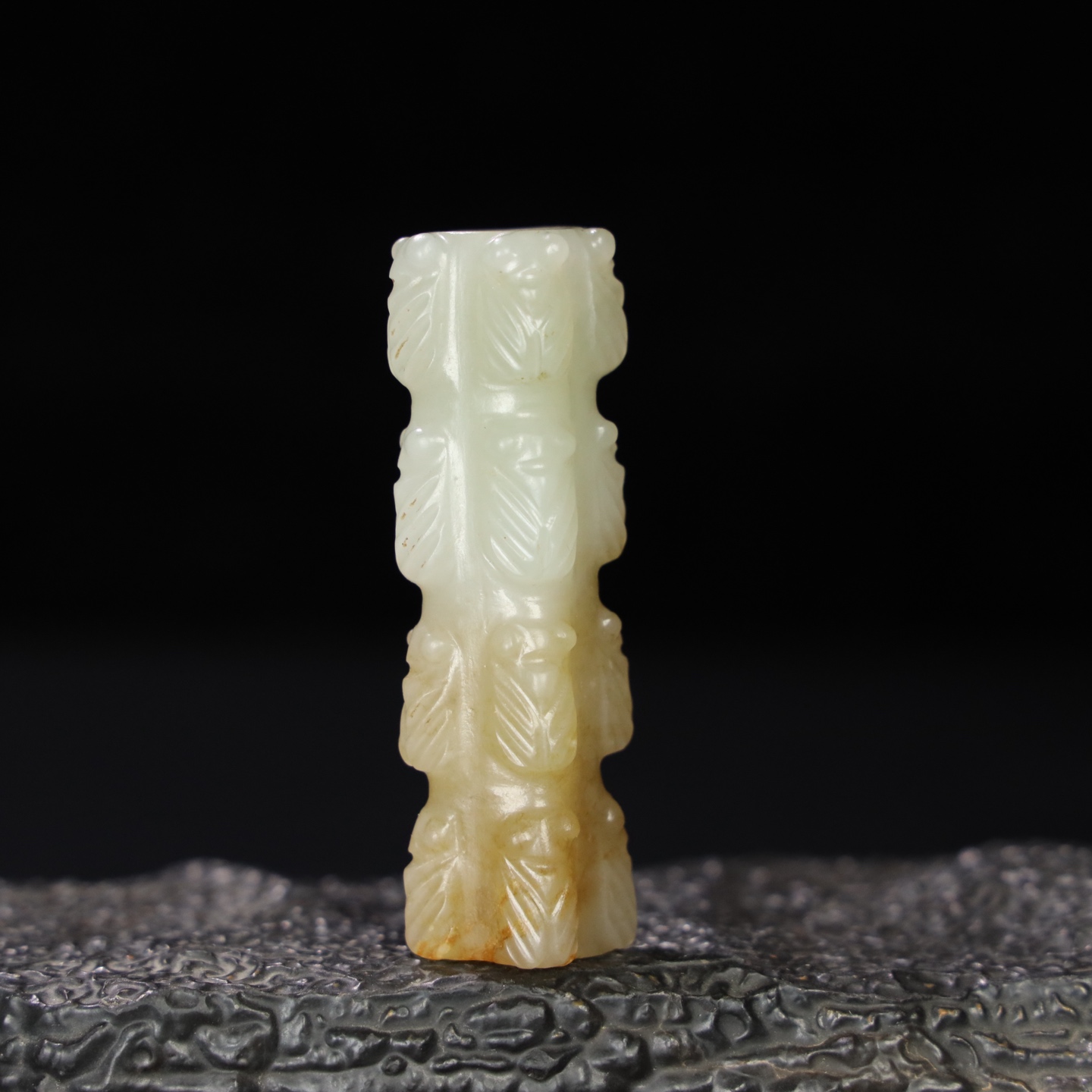 Chinese Natural Jade Carved Ornament