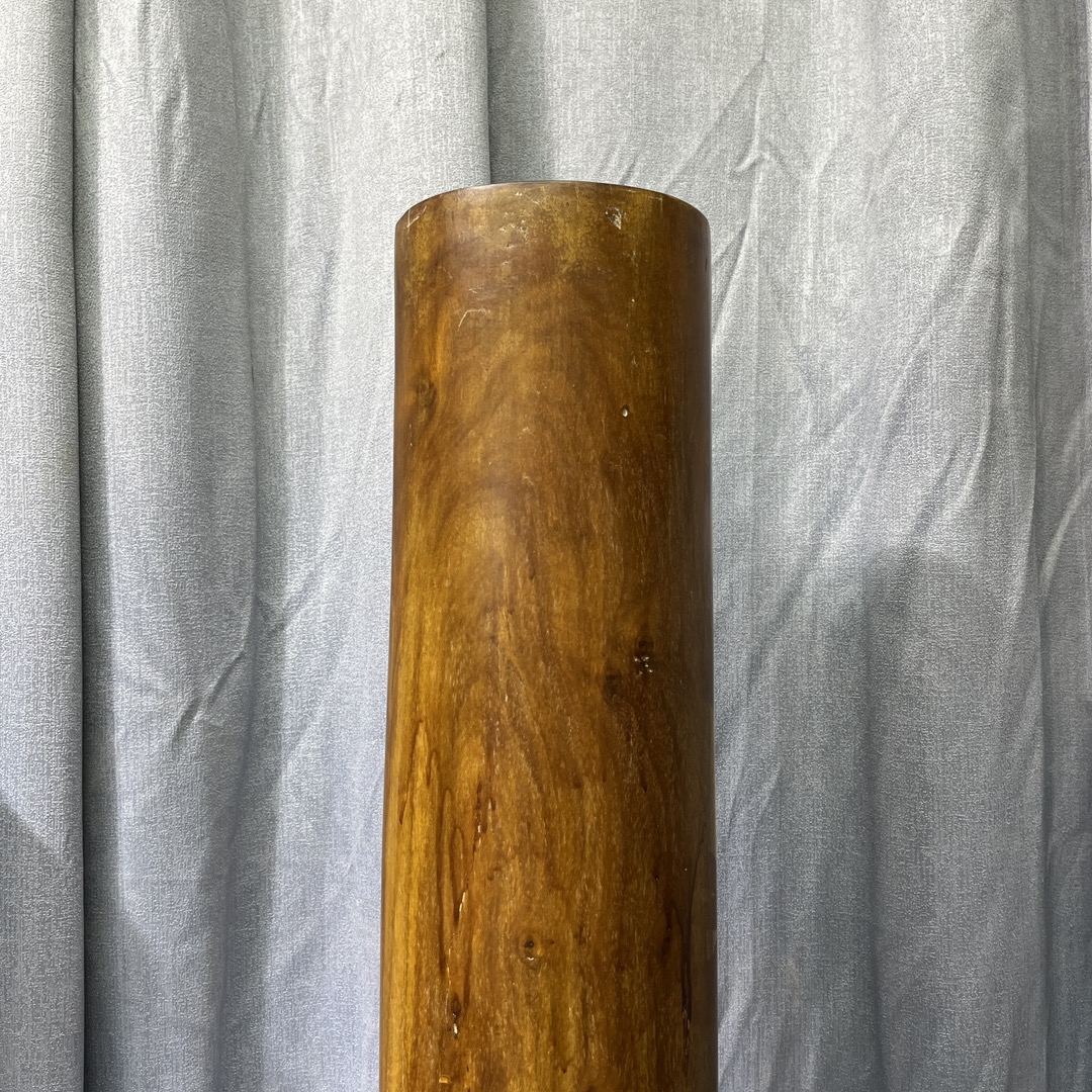 Qing Dynasty Rosewood Hand-carved Feng Shui Pillar