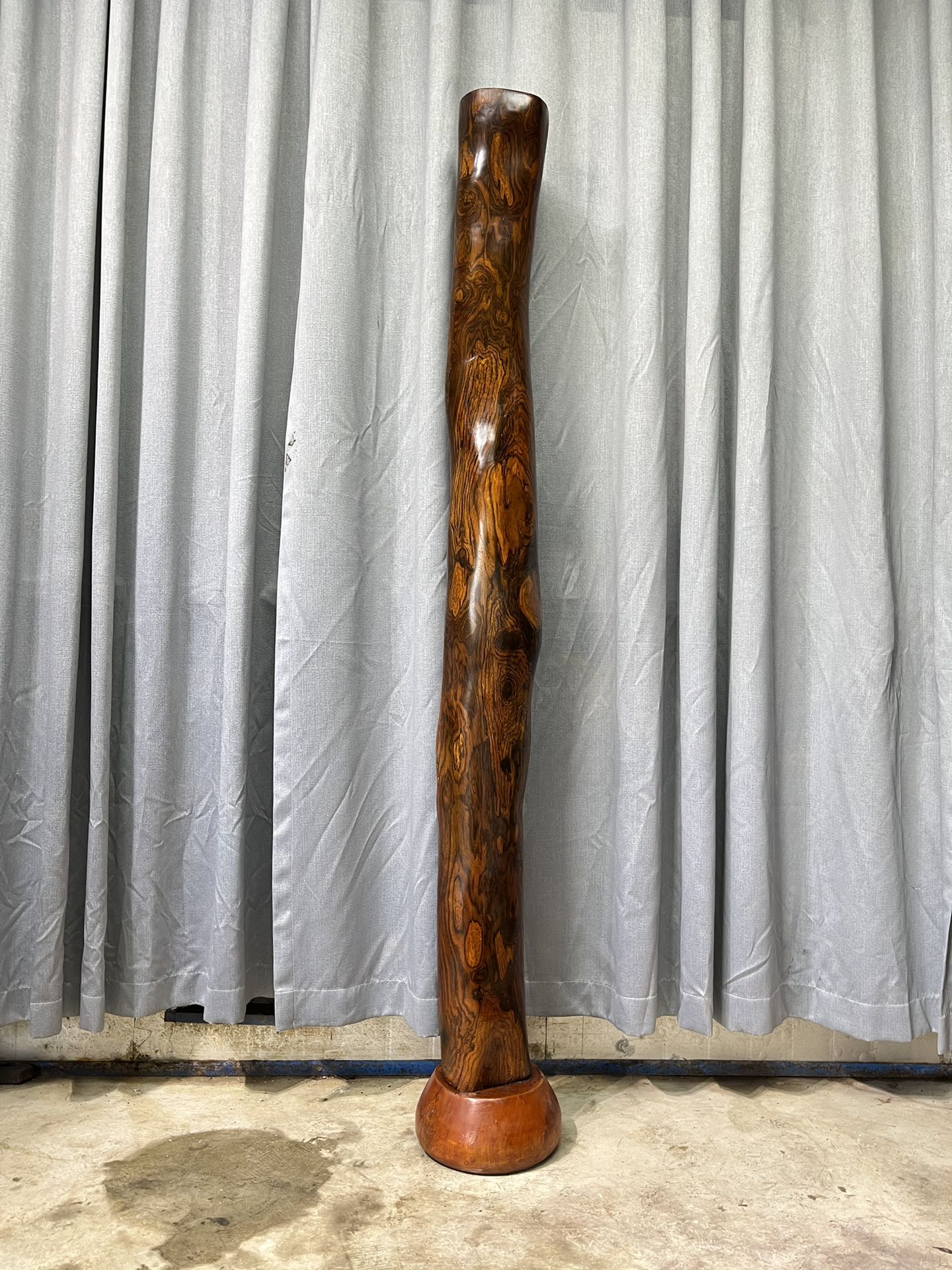 Qing Dynasty Huanghuali wood Hand-carved Feng Shui Pillar