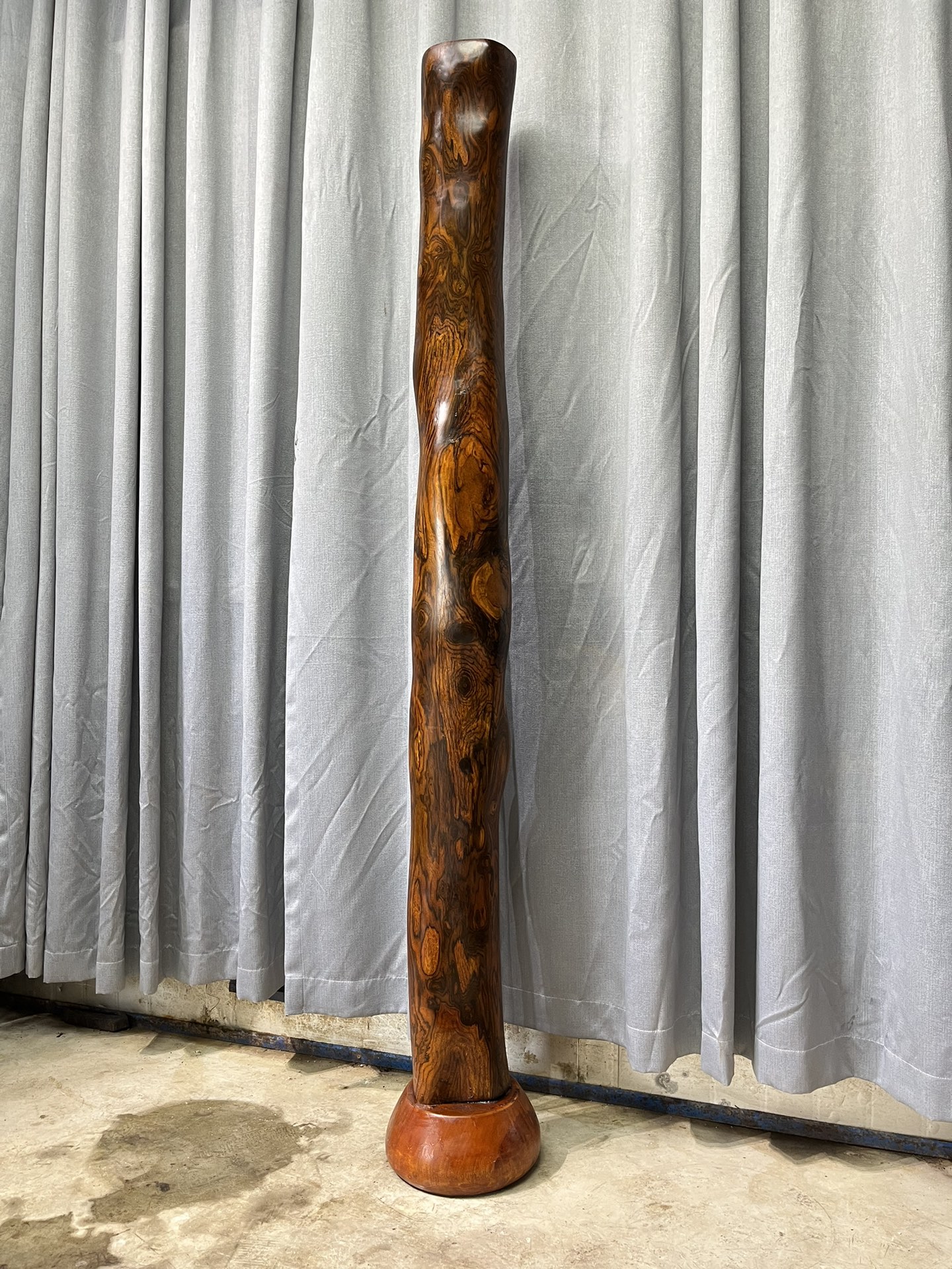 Qing Dynasty Huanghuali wood Hand-carved Feng Shui Pillar