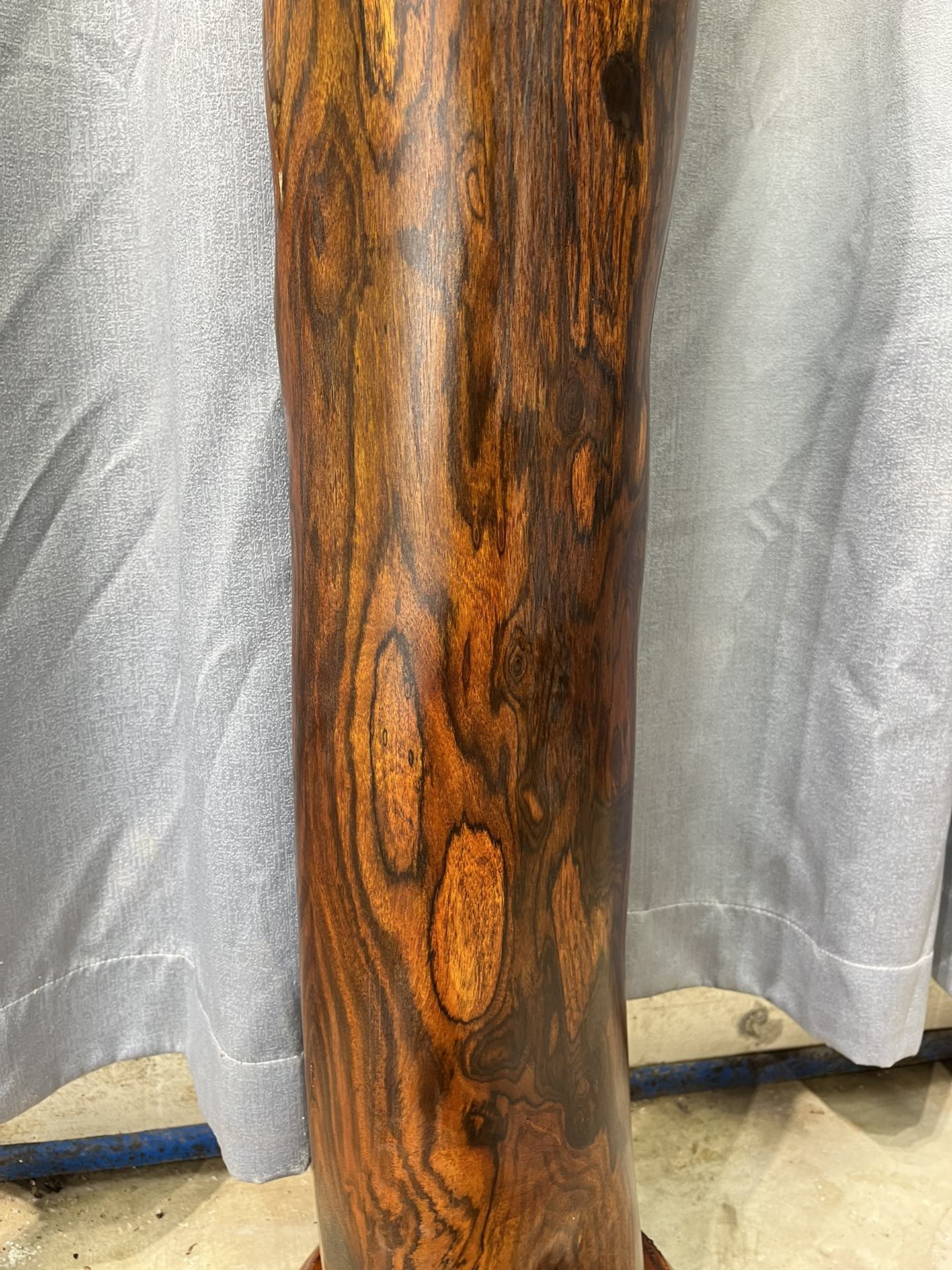 Qing Dynasty Huanghuali wood Hand-carved Feng Shui Pillar