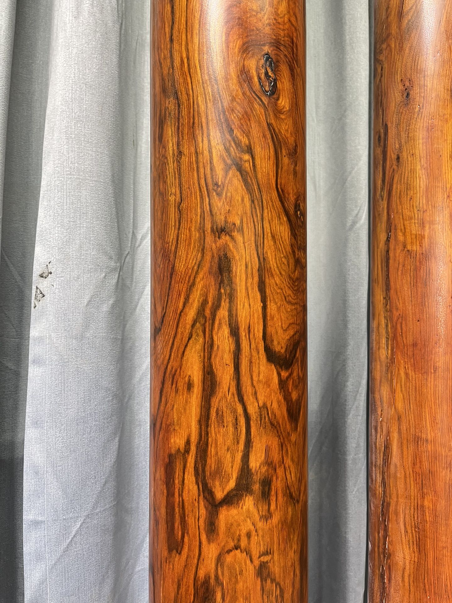 Qing Dynasty Huanghuali wood Hand-carved Feng Shui Pillar