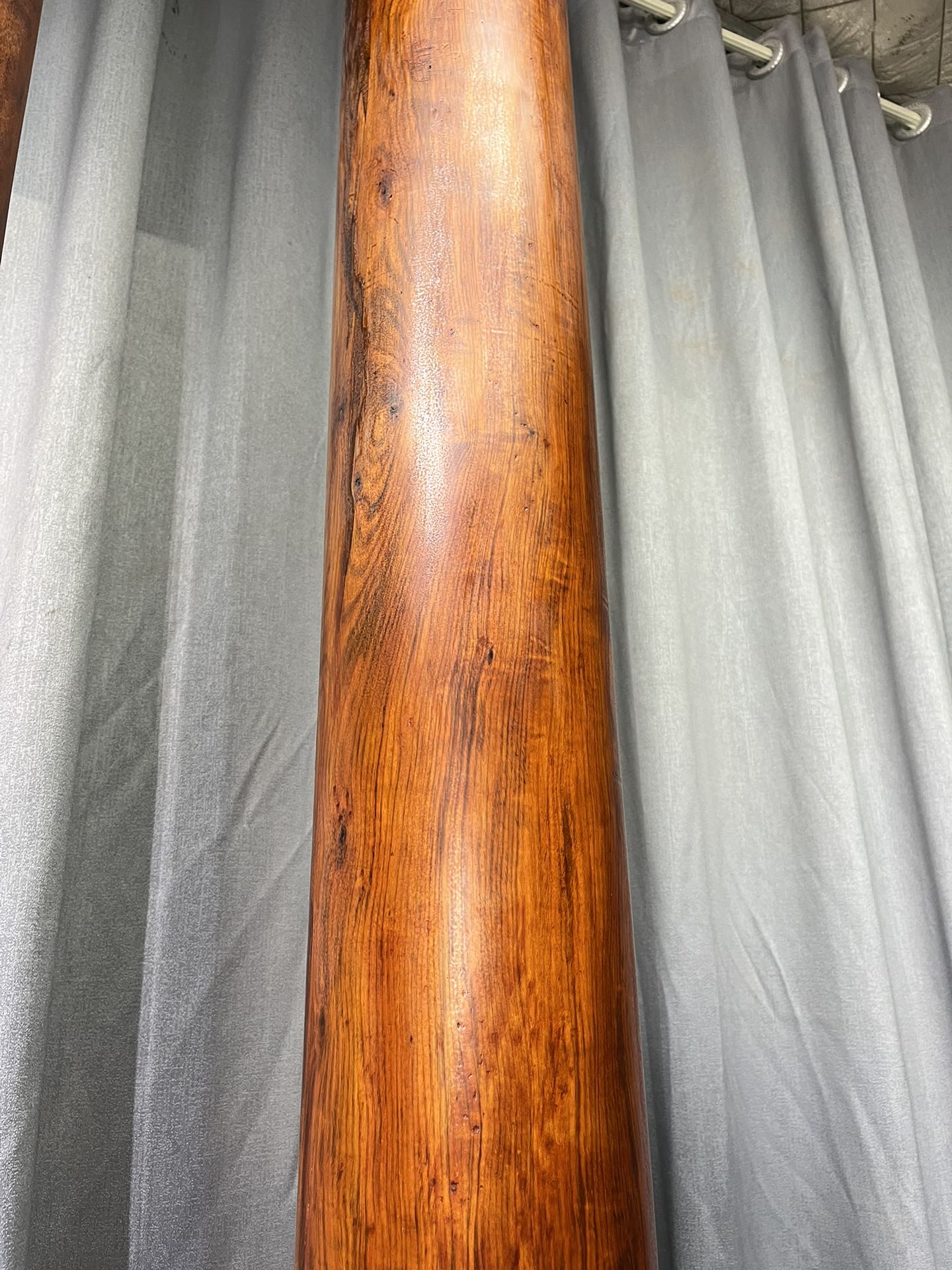 Qing Dynasty Huanghuali wood Hand-carved Feng Shui Pillar