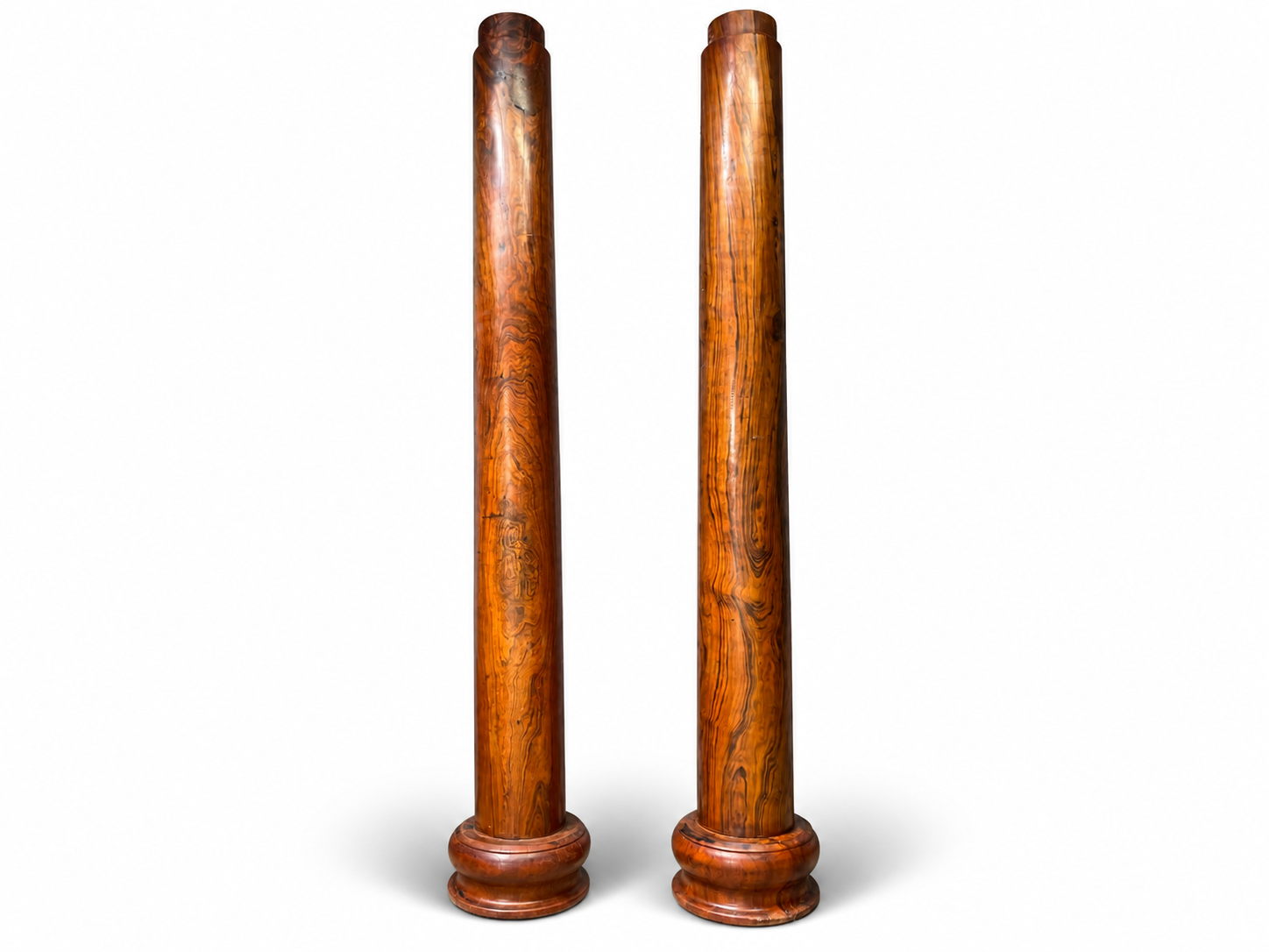 Qing Dynasty Huanghuali wood Hand-carved Feng Shui Pillar