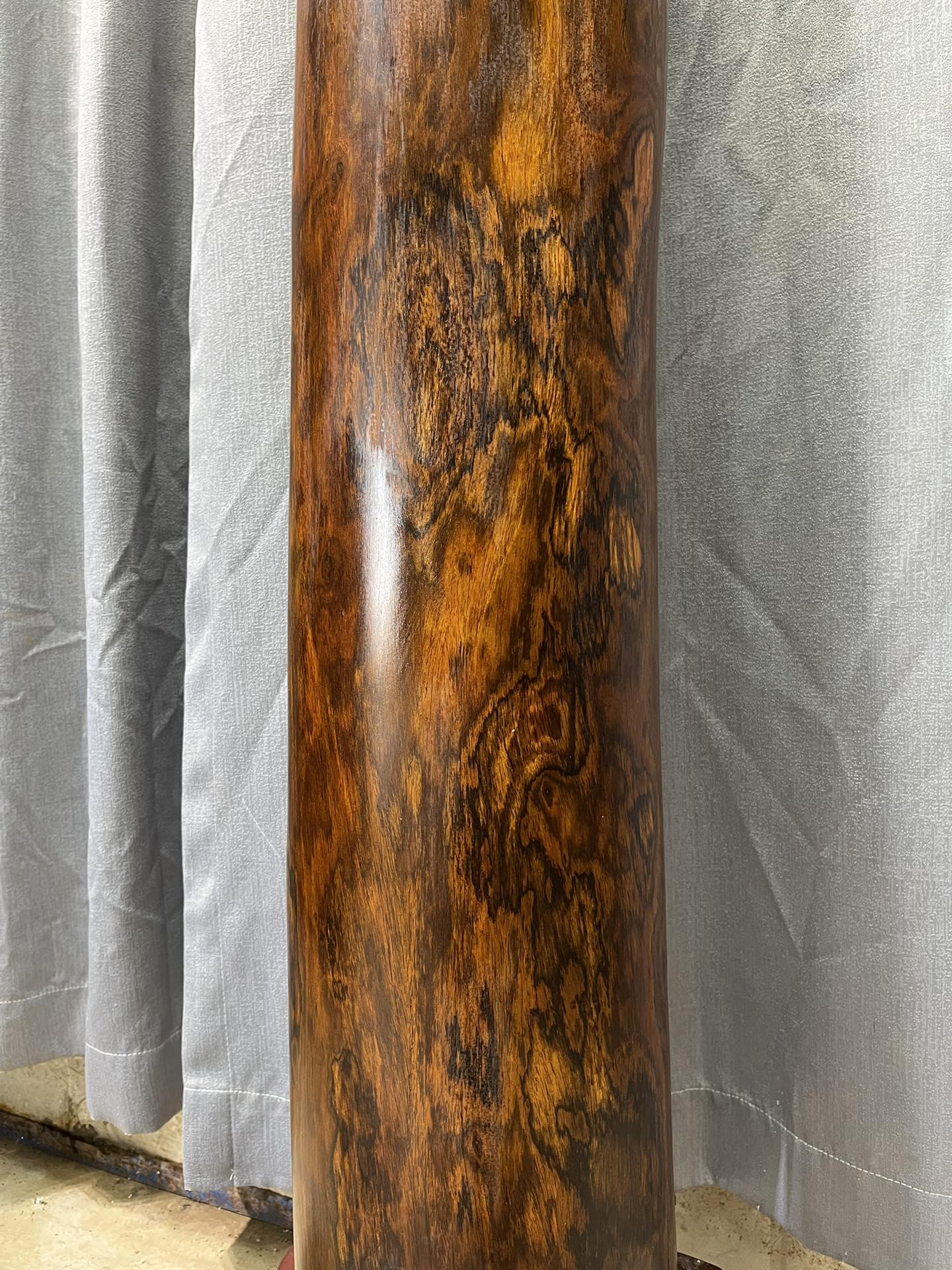 Qing Dynasty Huanghuali wood Hand-carved Feng Shui Pillar