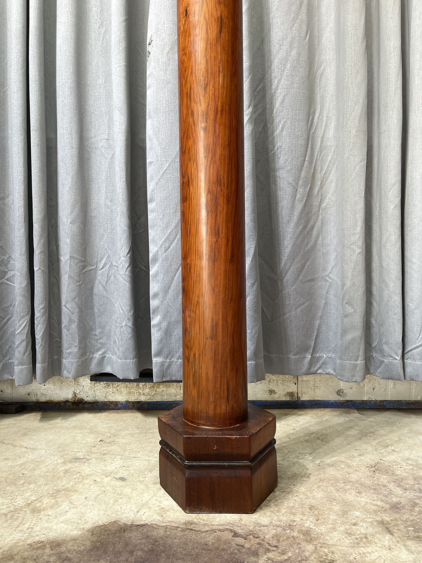 Qing Dynasty Huanghuali wood Hand-carved Feng Shui Pillar