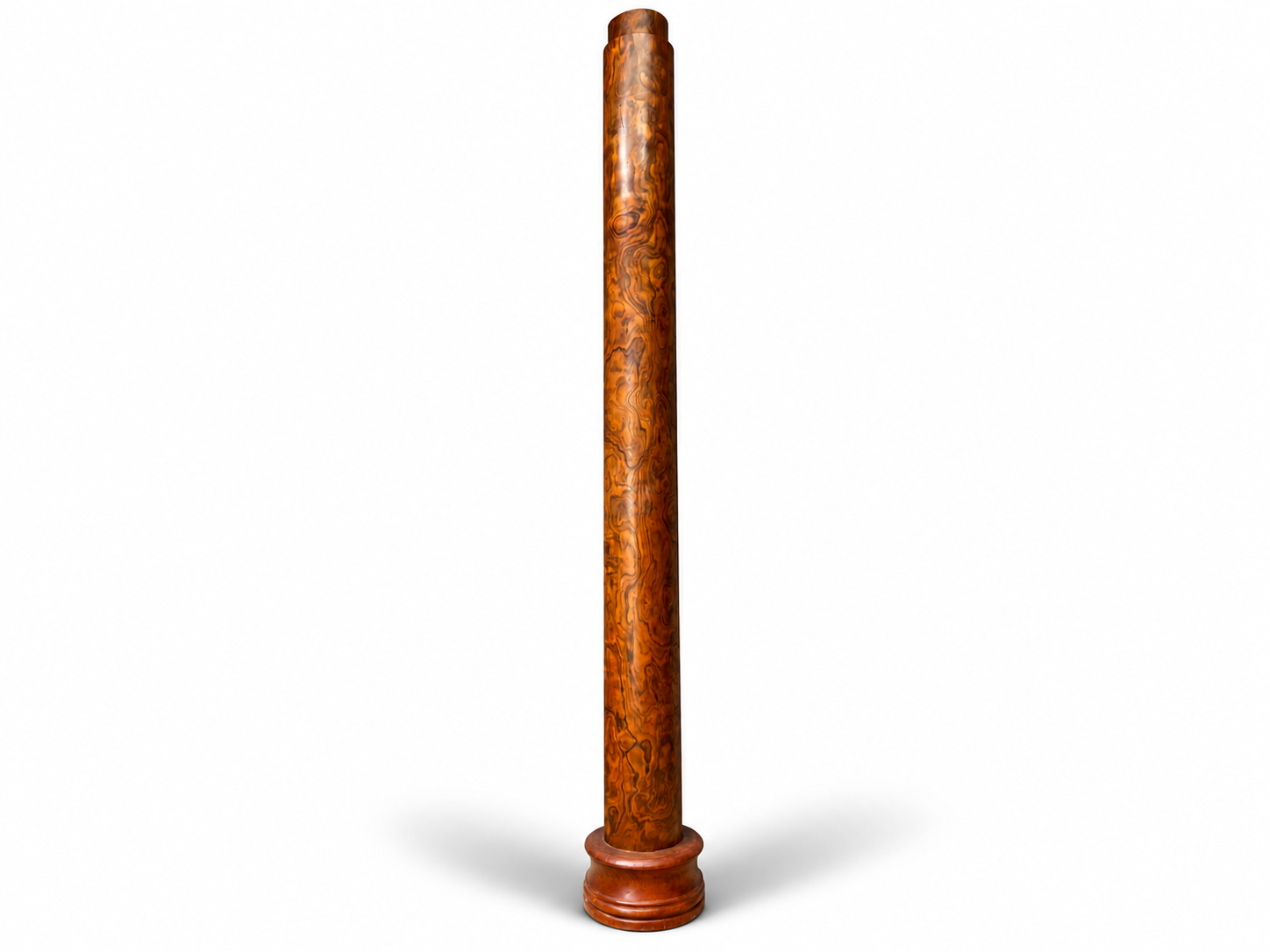 Qing Dynasty Huanghuali wood Hand-carved Feng Shui Pillar