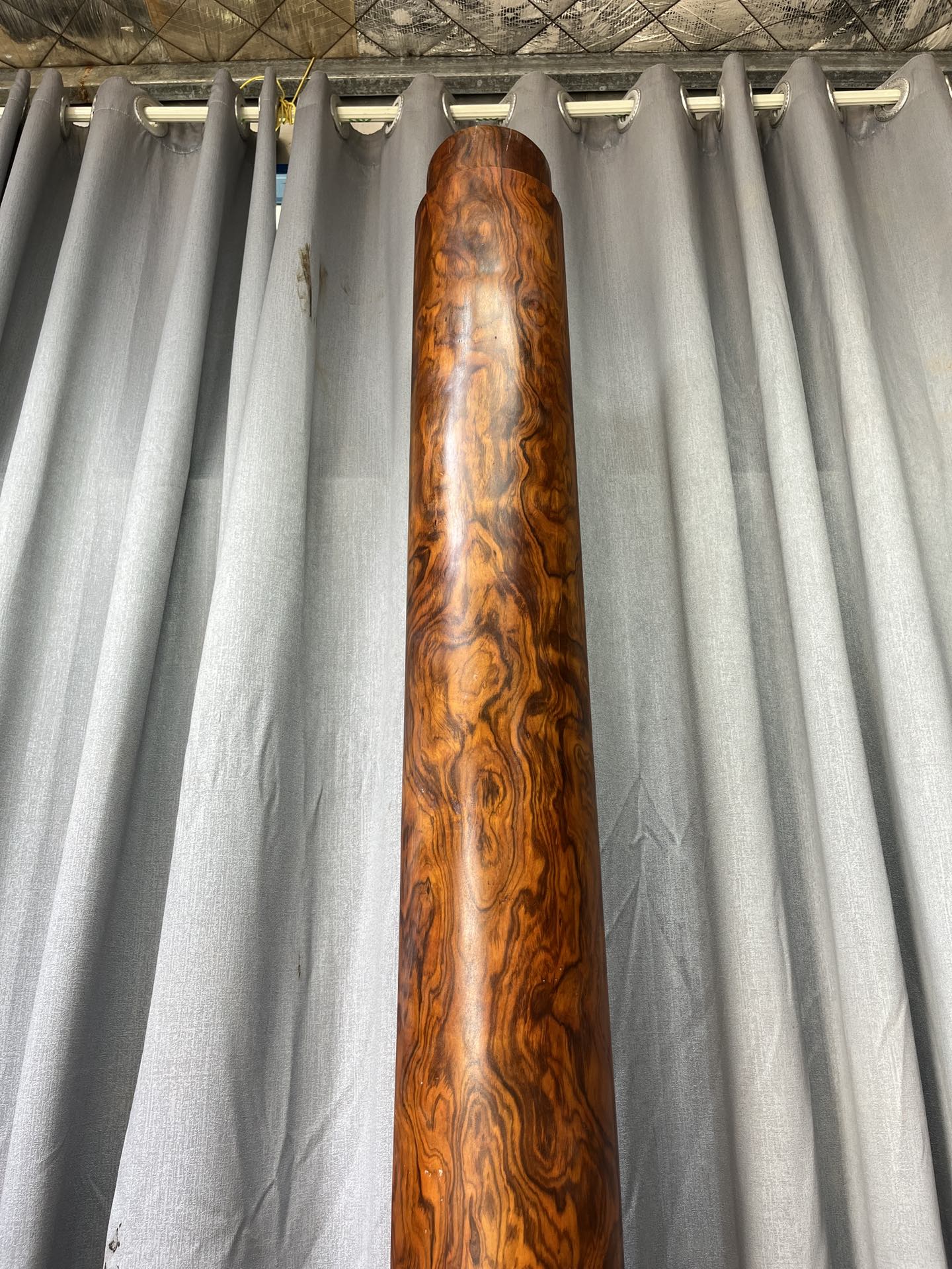 Qing Dynasty Huanghuali wood Hand-carved Feng Shui Pillar