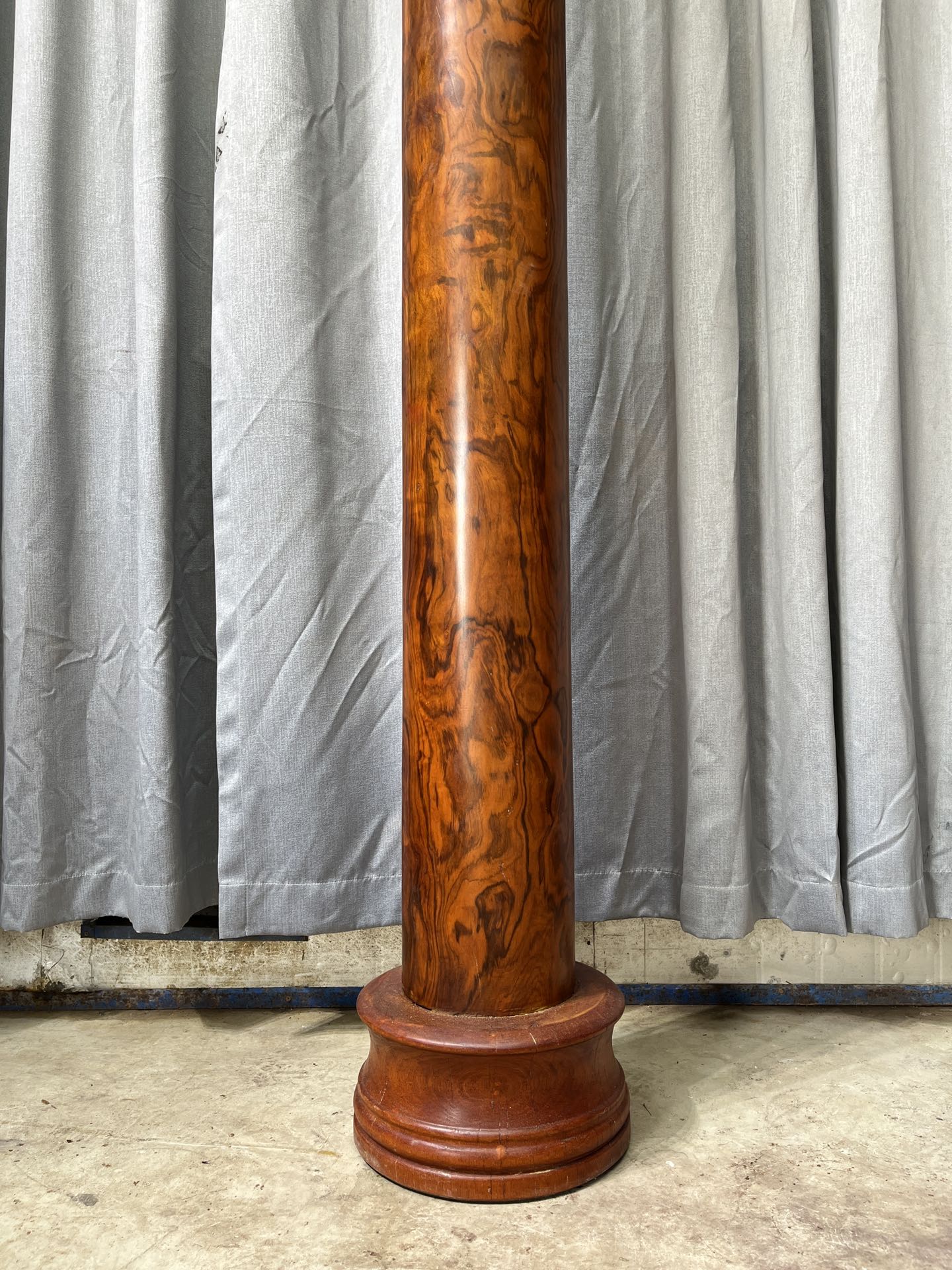 Qing Dynasty Huanghuali wood Hand-carved Feng Shui Pillar