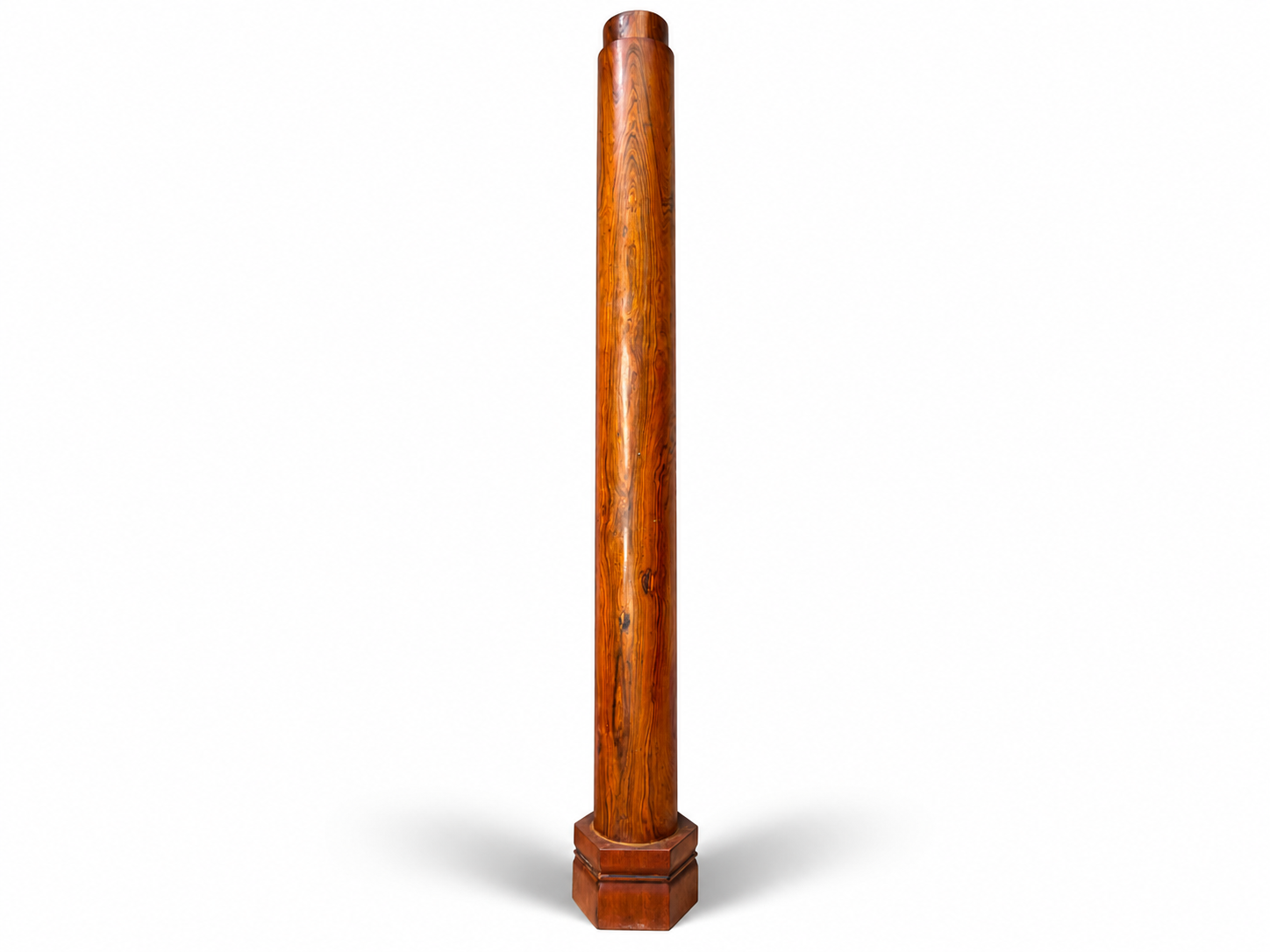 Qing Dynasty Huanghuali wood Hand-carved Feng Shui Pillar