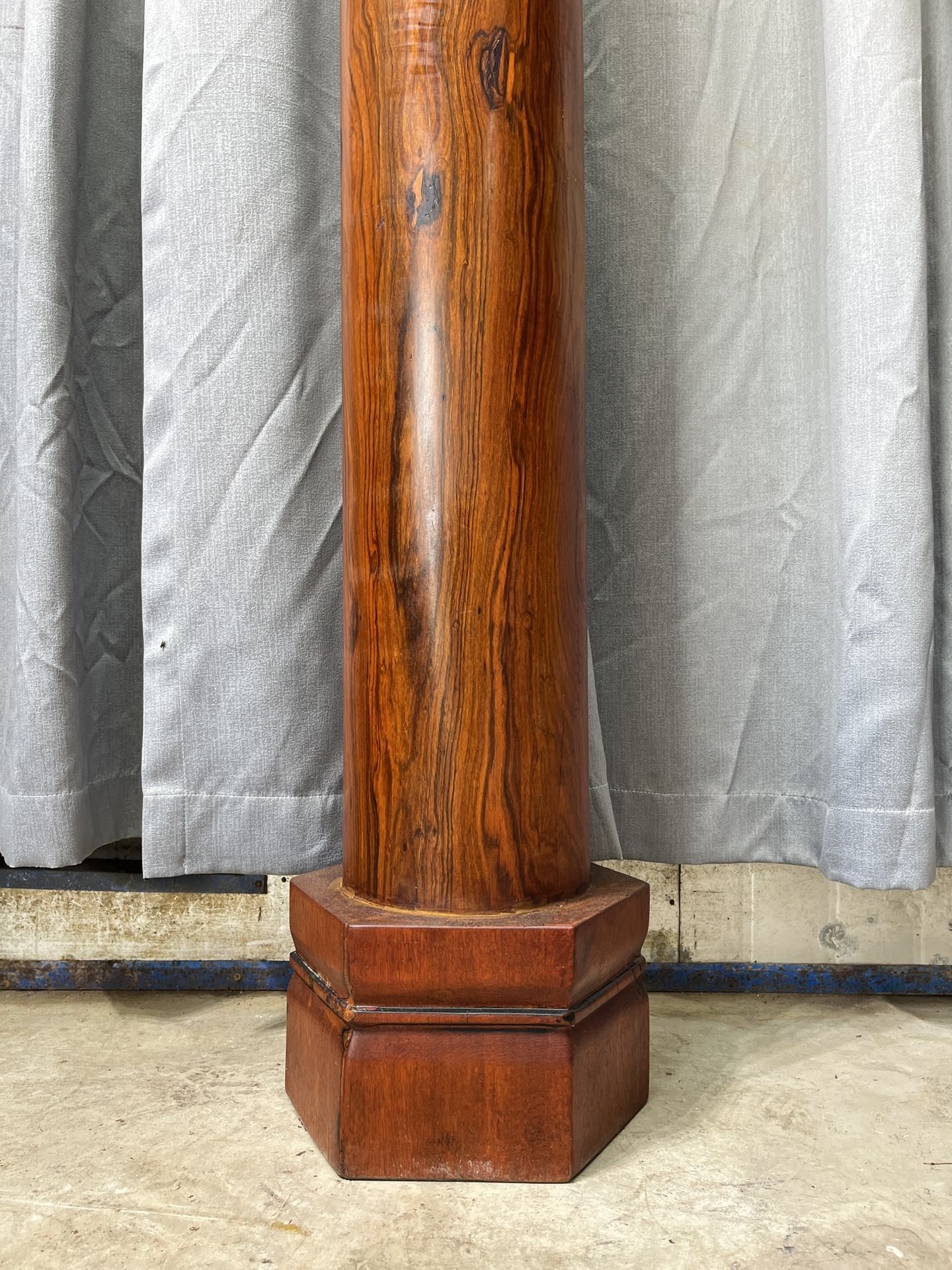 Qing Dynasty Huanghuali wood Hand-carved Feng Shui Pillar