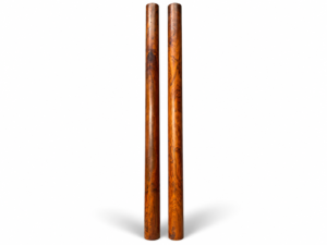 Qing Dynasty Rosewood Hand-carved Feng Shui Pillar