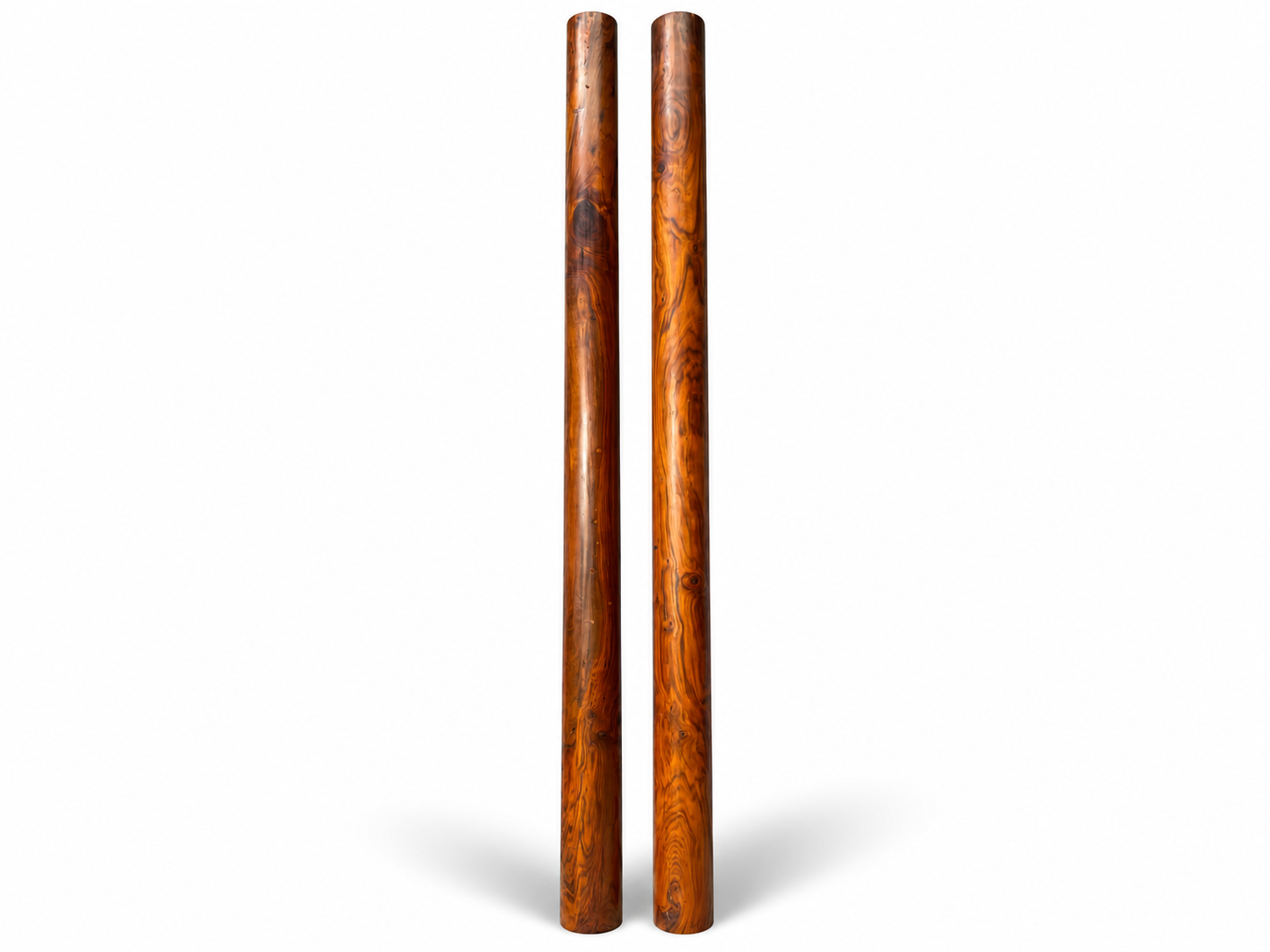 Qing Dynasty Rosewood Hand-carved Feng Shui Pillar