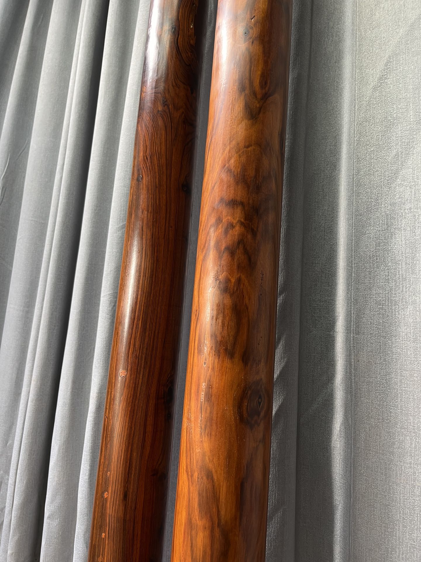 Qing Dynasty Rosewood Hand-carved Feng Shui Pillar