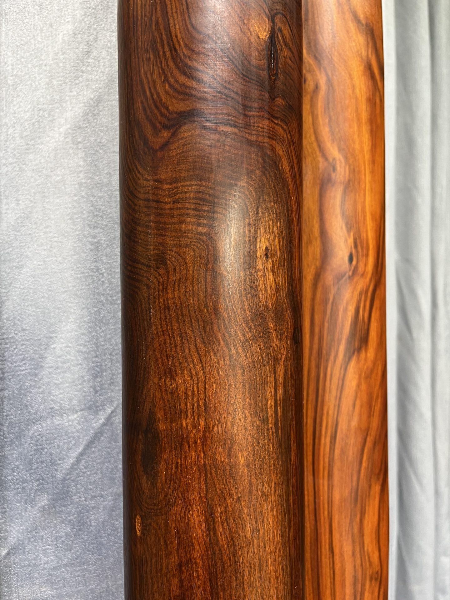 Qing Dynasty Rosewood Hand-carved Feng Shui Pillar
