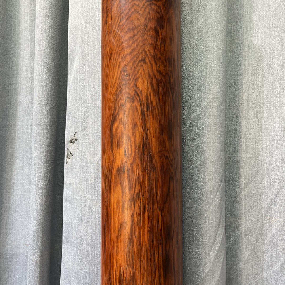 Qing Dynasty Rosewood Hand-carved Feng Shui Pillar