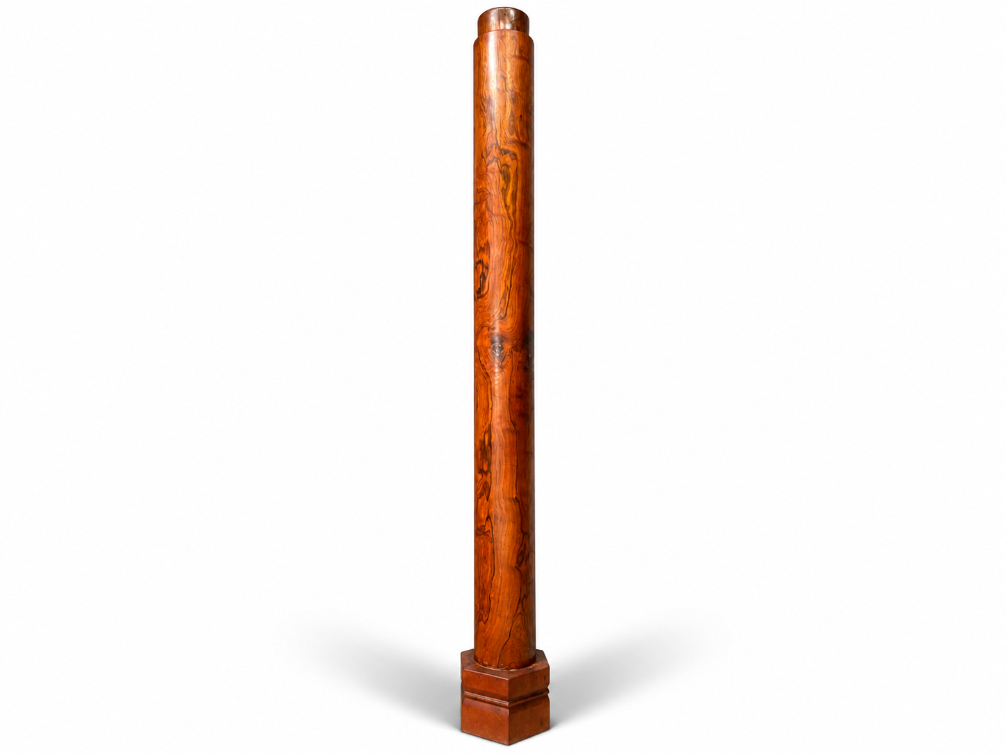 Qing Dynasty Huanghuali wood Hand-carved Feng Shui Pillar