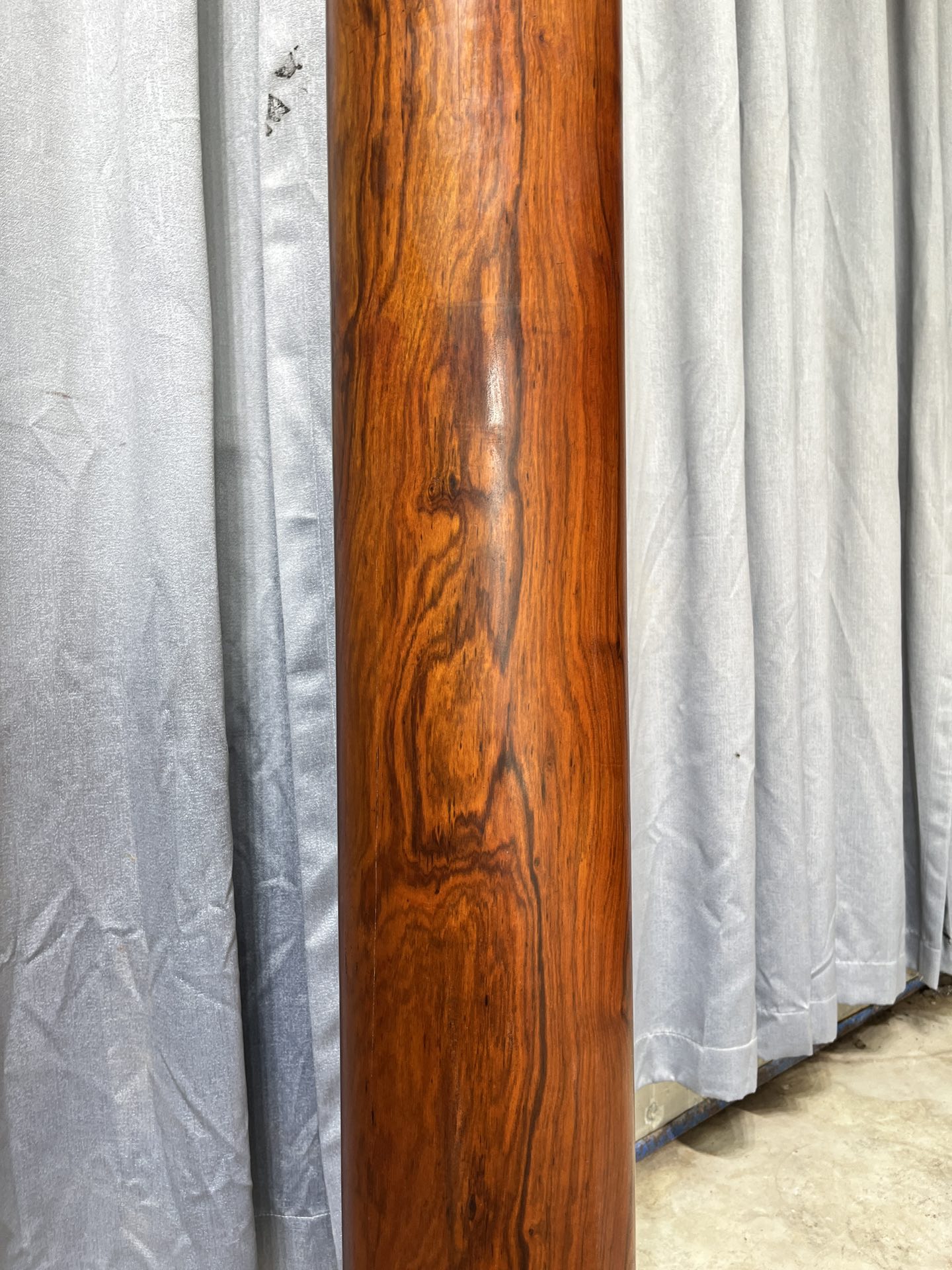 Qing Dynasty Huanghuali wood Hand-carved Feng Shui Pillar