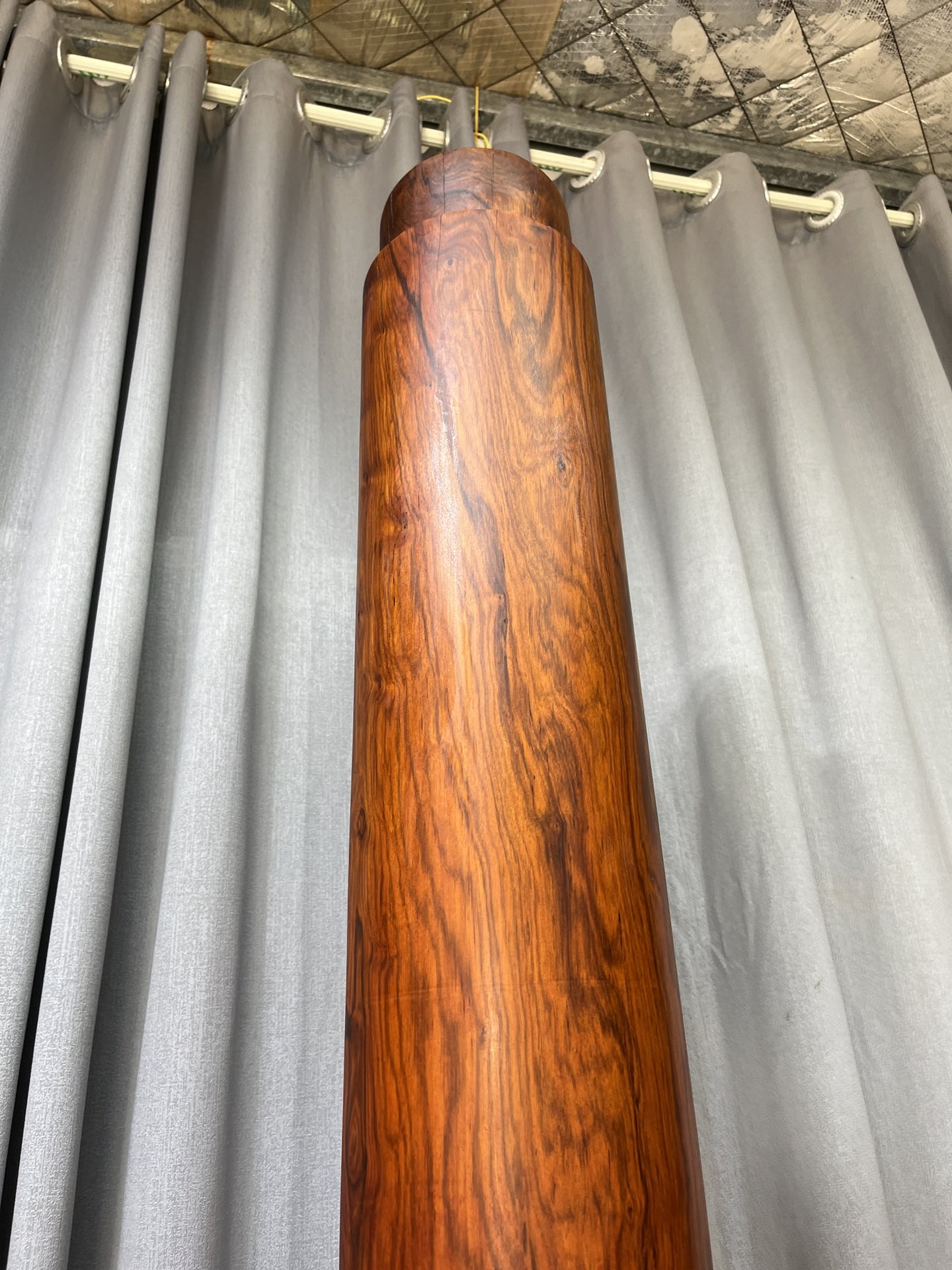 Qing Dynasty Huanghuali wood Hand-carved Feng Shui Pillar