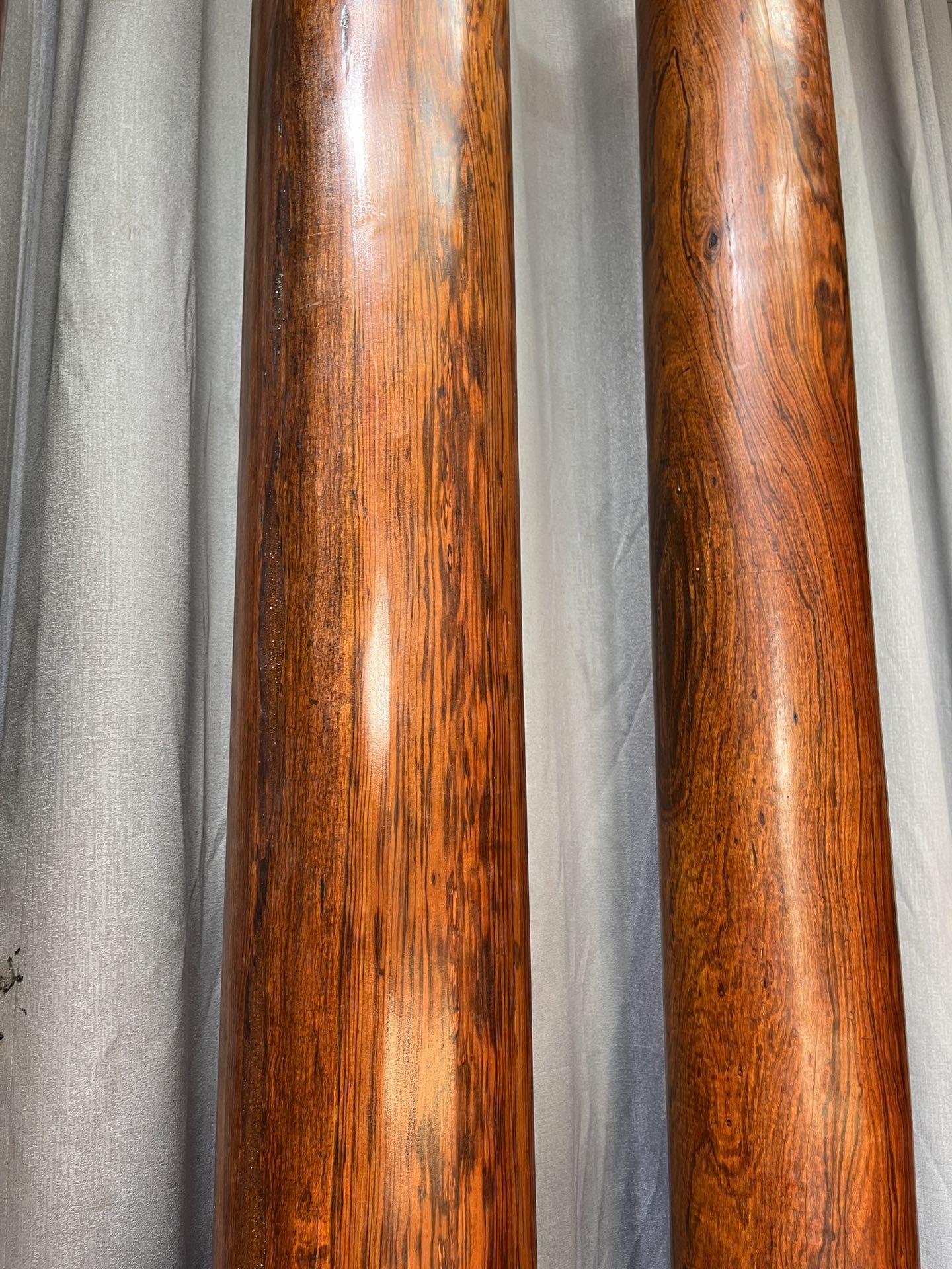 Qing Dynasty Huanghuali wood Hand-carved Feng Shui Pillar