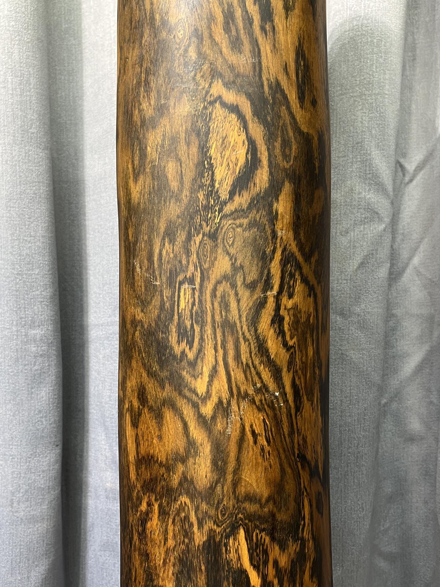 Qing Dynasty Rosewood fully carved relief couplets smooth pillar