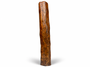 Qing Dynasty rosewood hand-engraved feng shui pillar
