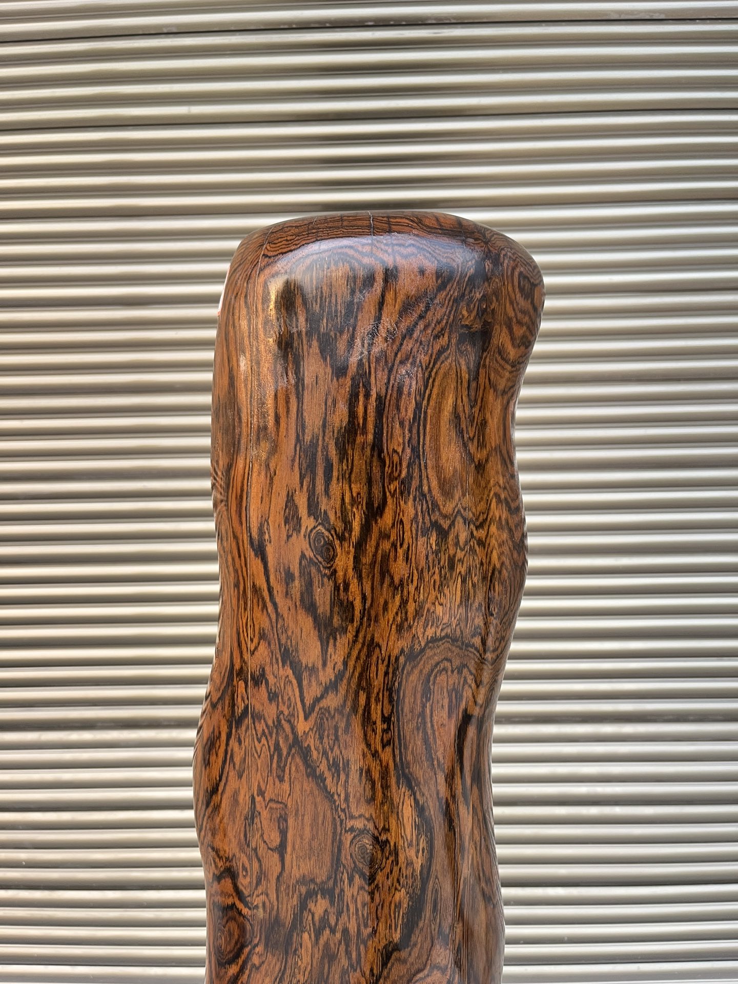 Qing Dynasty rosewood hand-engraved feng shui pillar