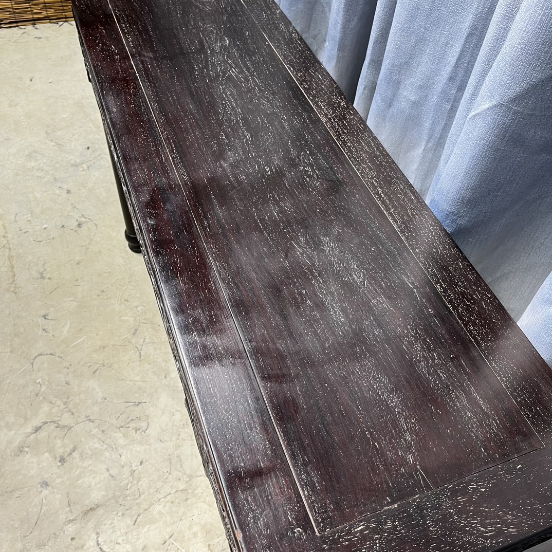 Qing Dynasty Sandalwood bird and cloud pattern Pingtou smooth Tables