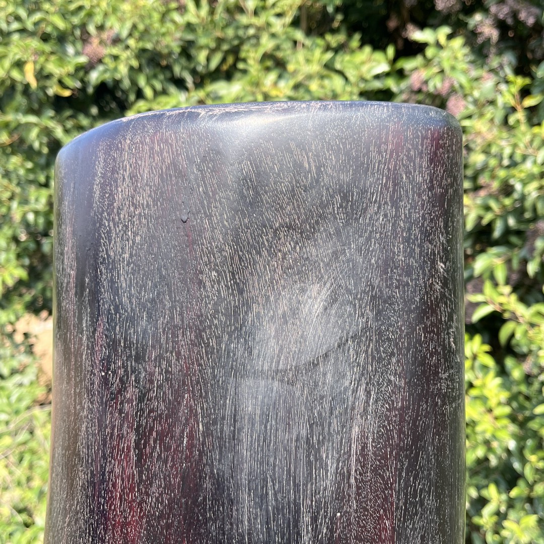 Qing Dynasty Rosewood hand-engraved gold smooth polished pillars