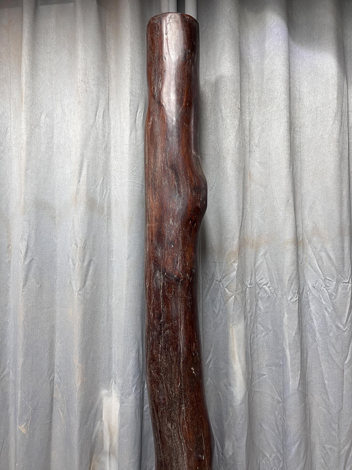 Qing Dynasty Red Sandalwood hand-carved smooth polished pillars