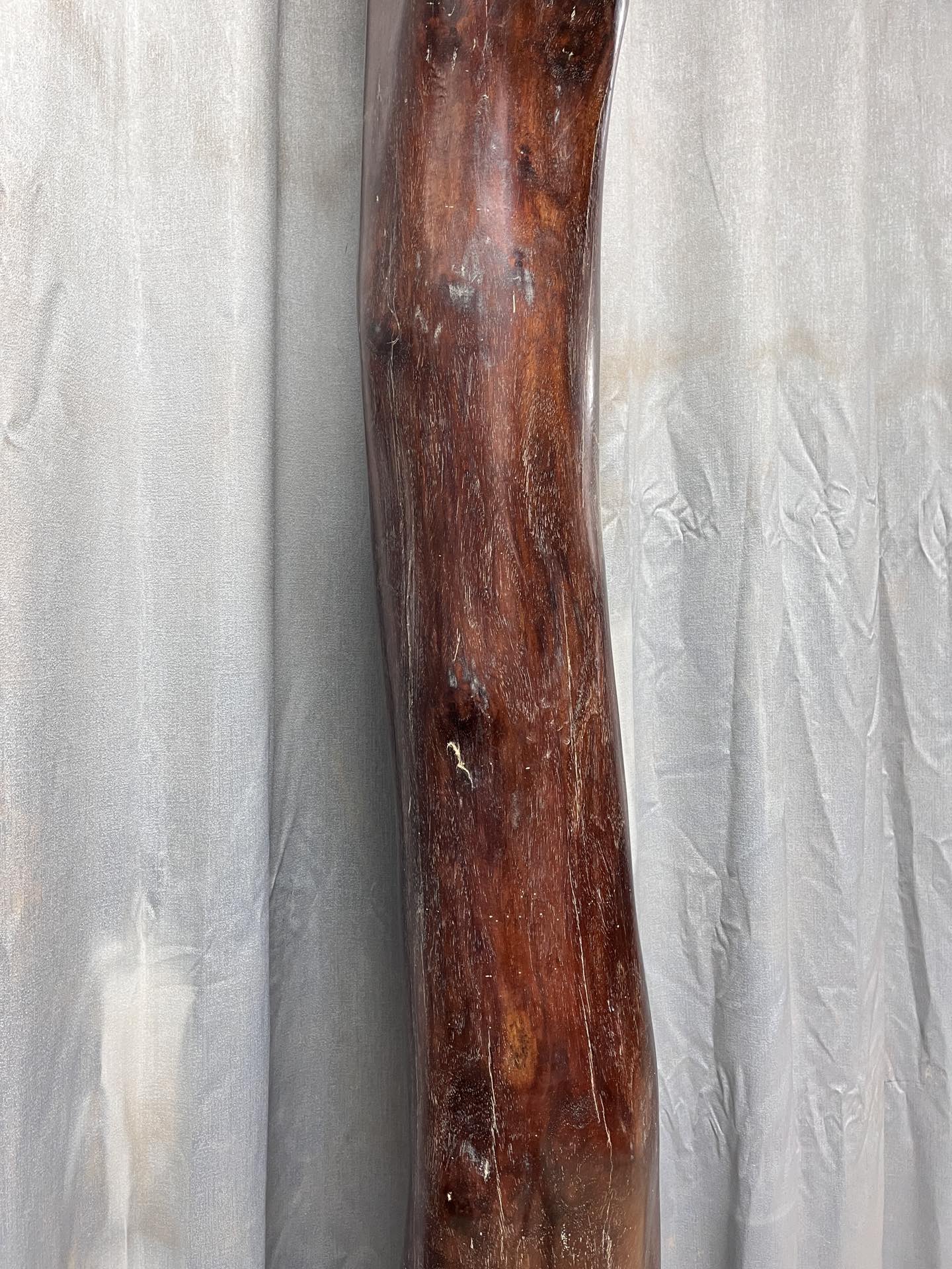 Qing Dynasty Red Sandalwood hand-carved smooth polished pillars