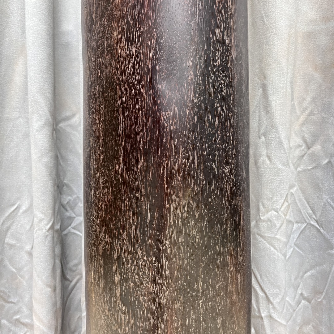 Qing Dynasty Red Sandalwood hand-carved smooth polished pillars