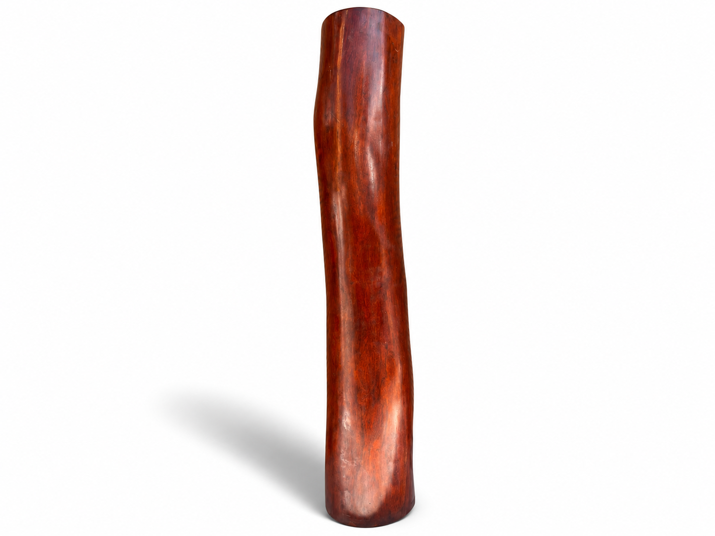 Qing Dynasty Mahogany wood hand-carved feng shui pillar