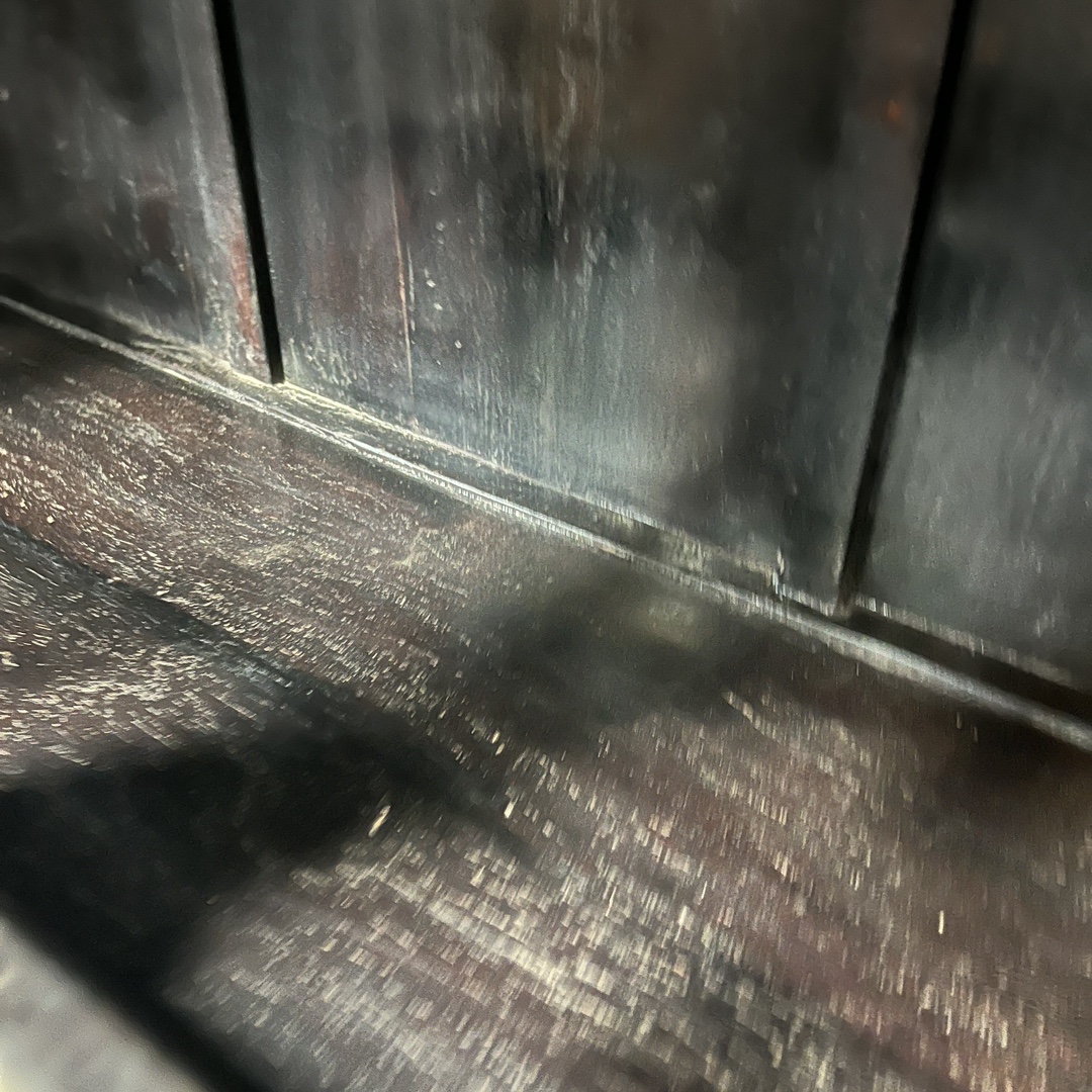 Qing Dynasty Rosewood polished and smooth a pair of bookcase cabinets